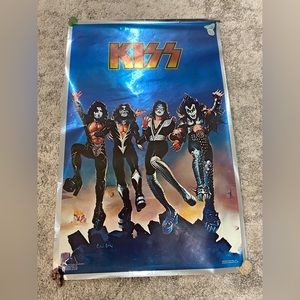 KISS Vintage Original 1976 Destroyer Ace Poster